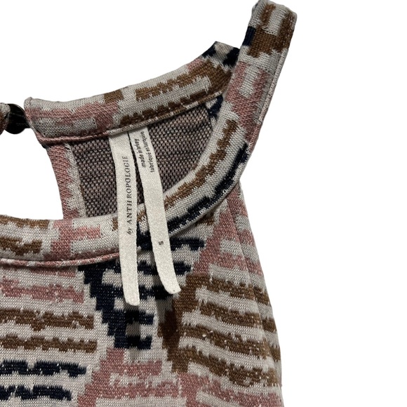 Anthropologie Structured Halter Top Geometric Size Small - Picture 10 of 11